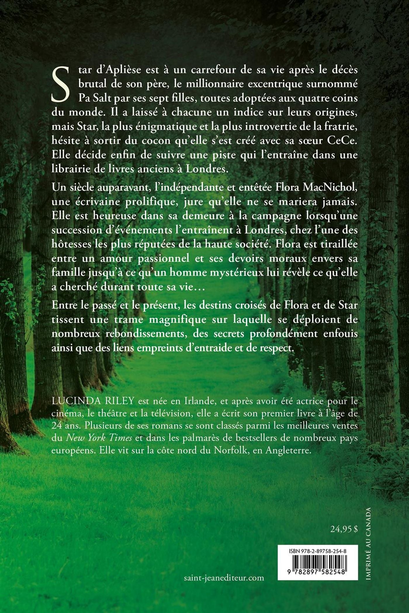 Livre La soeur de l'ombre - Lucinda Riley (Livre d'occasion) - ISBN 2897582545