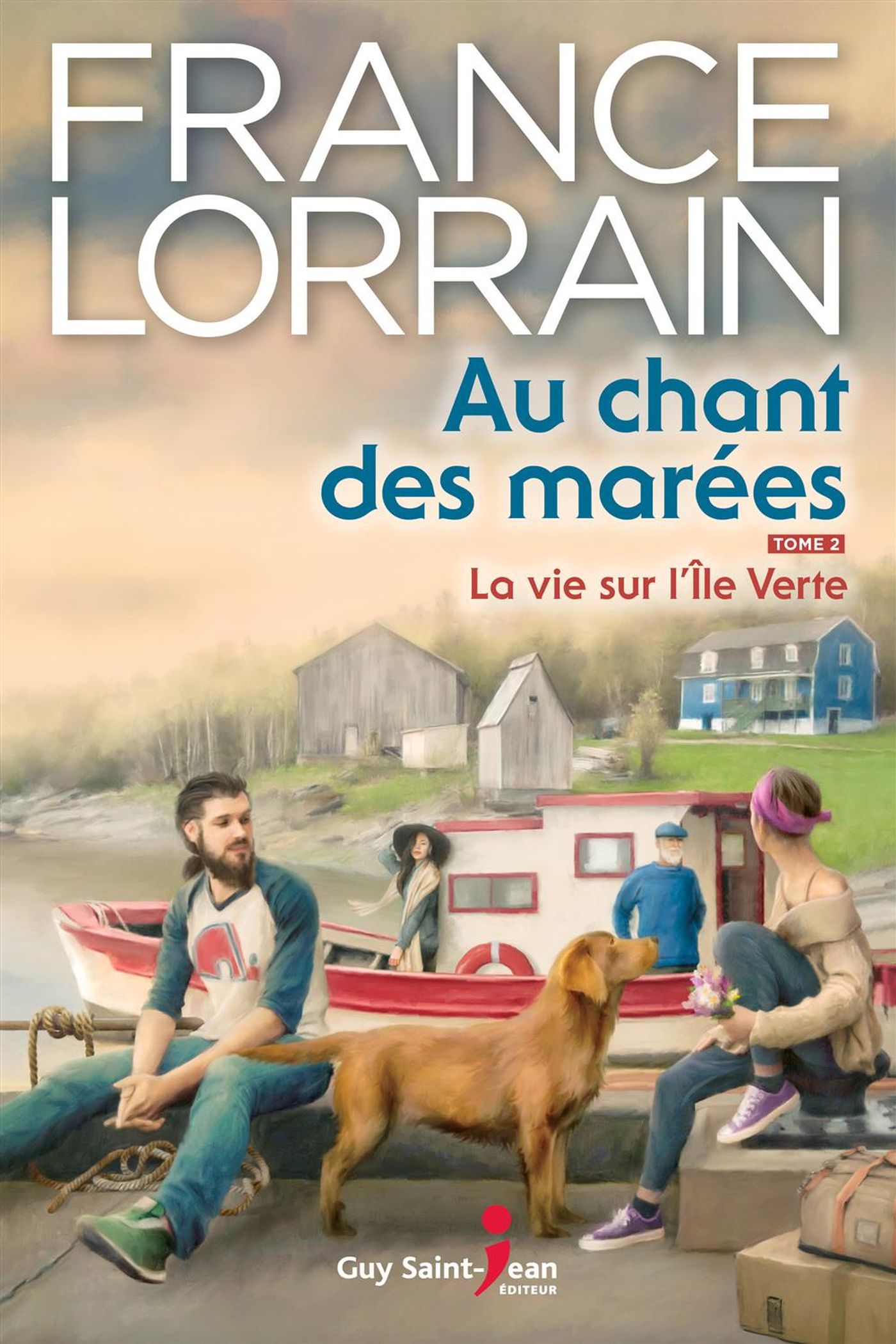 Livre ISBN  Au chant des marées # 2 : La vie sur l'Île Verte (France Lorrain)