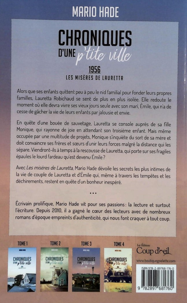 Livre 1956 - Les misères de Lauretta - Mario Hade (Livre d'occasion) - ISBN 2897681764
