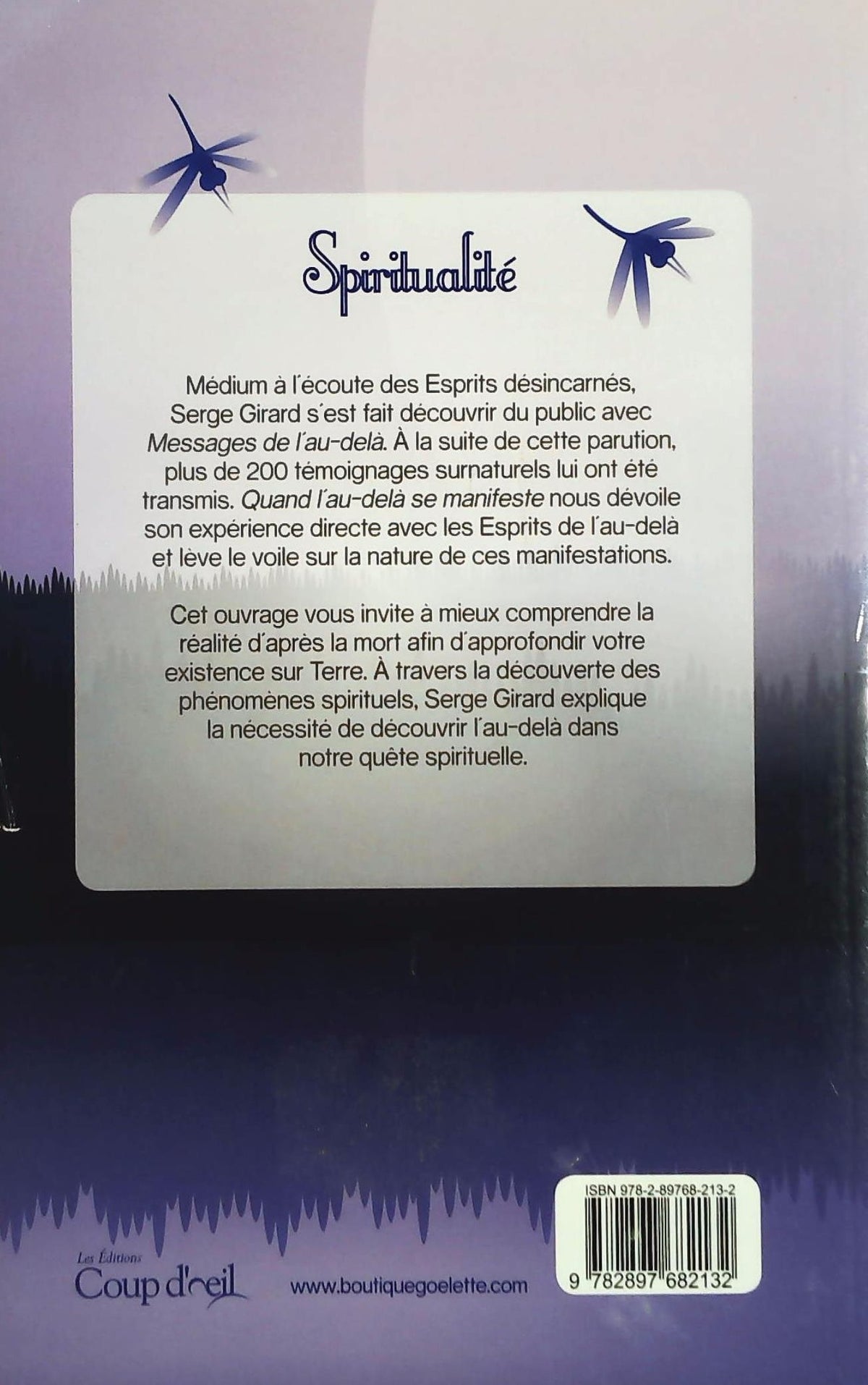 Livre Quand l'au-delà se manifeste (Serge Girard) (Livre d'occasion) - ISBN 2897682132
