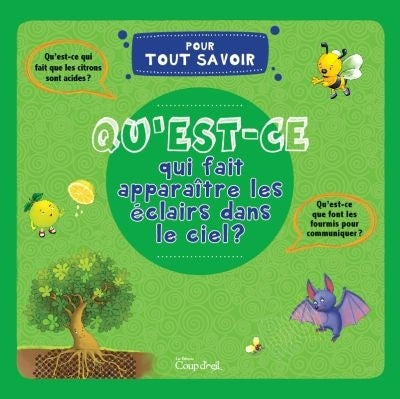 Livre Qu'est-ce qui fait apparaître les éclairs dans le ciel ? (Livre d'occasion) - ISBN 2897682752