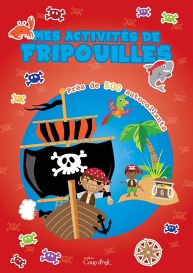 Livre Mes activités de fripouille : Près de 500 autocollants - Collectif (Livre d'occasion)