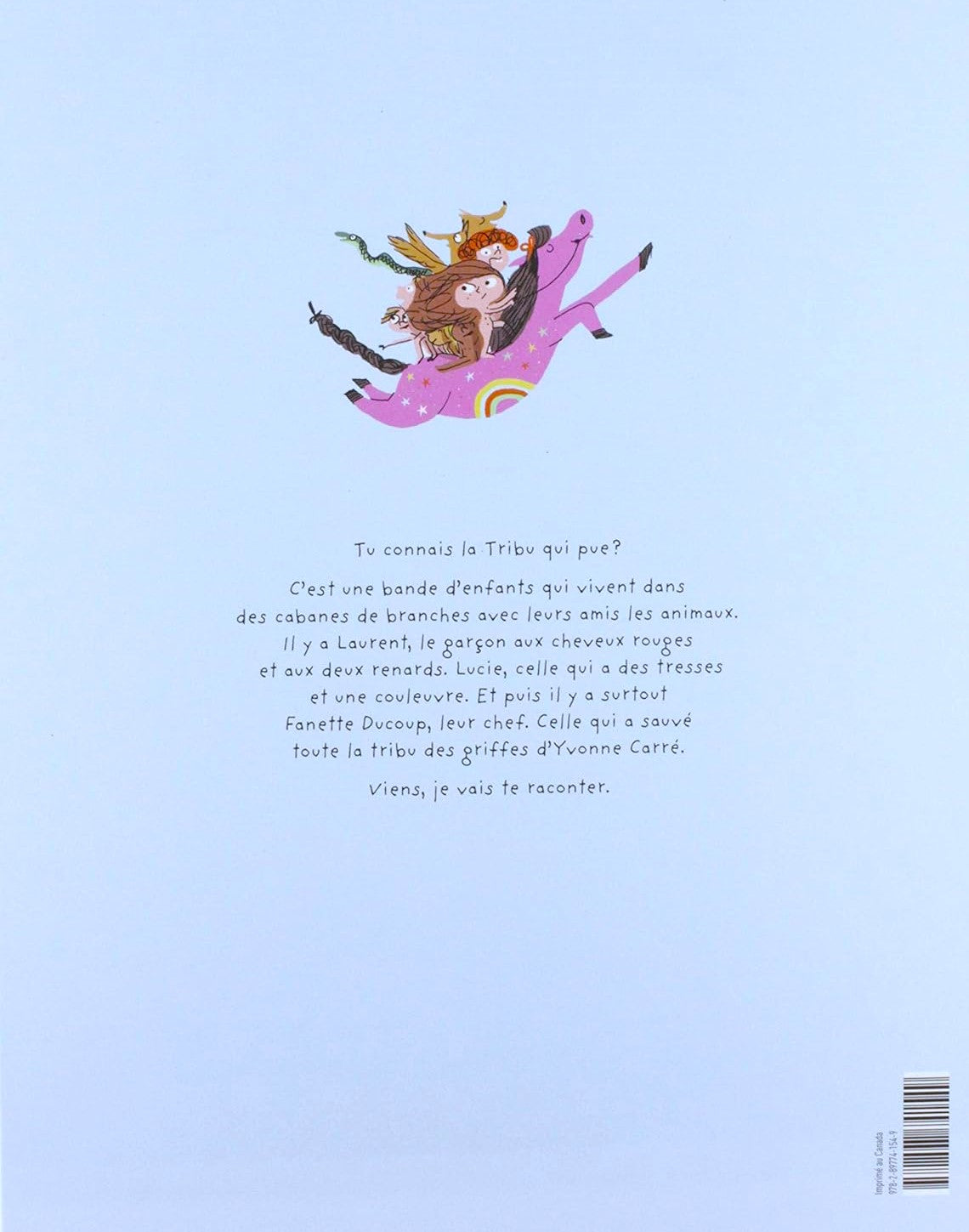 Livre La tribu qui pue - Elise Gravel (Livre d'occasion) - ISBN 2897741546