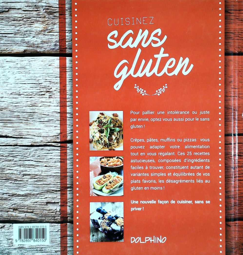 Livre Cuisinez sans gluten : 25 recettes (Livre neuf)