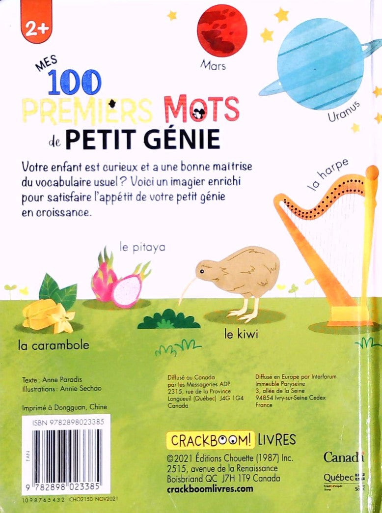 Mes 100 Premiers mots de petit génie