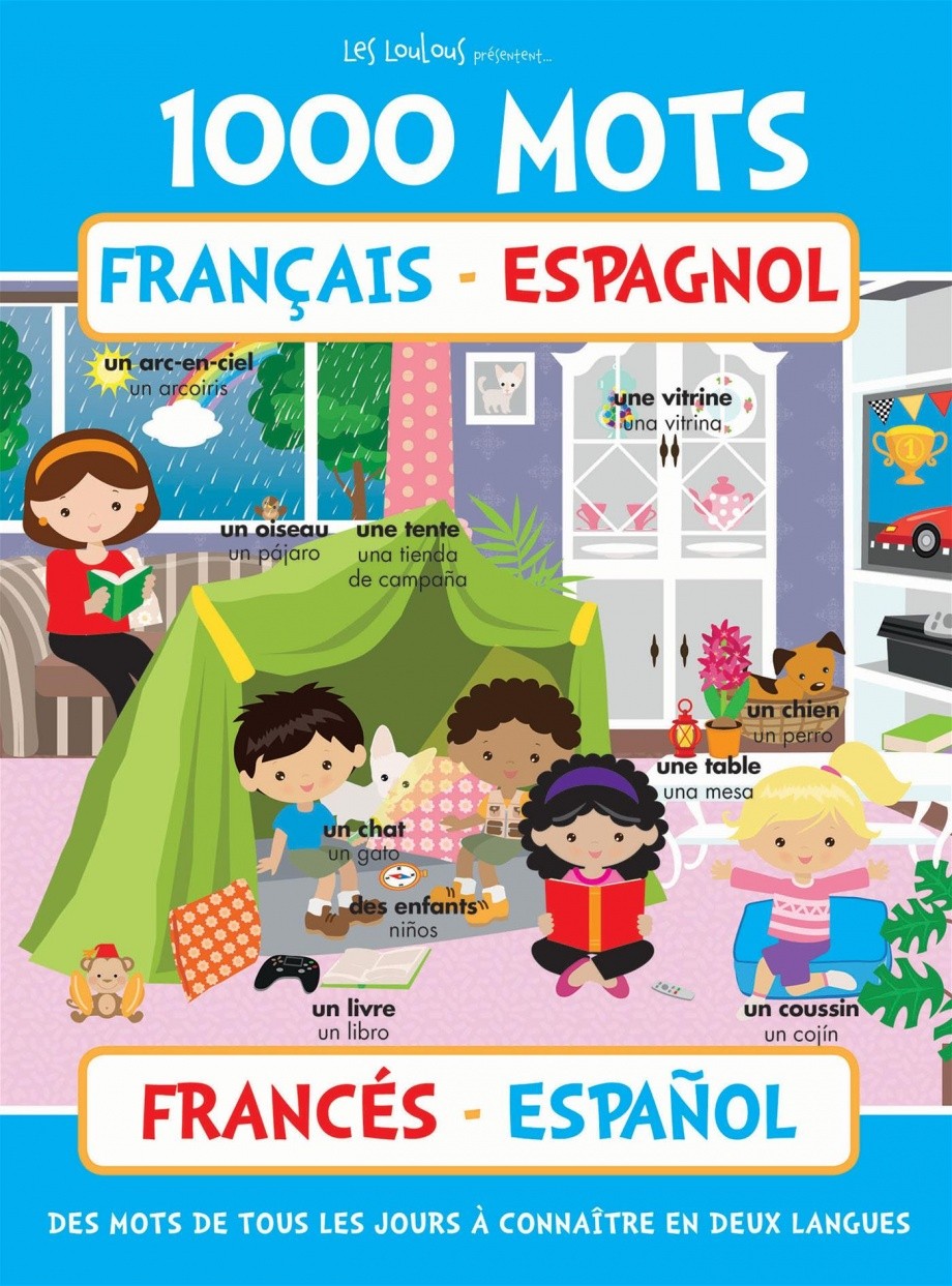 Livre 1000 mots francais-espagnol : francés-español : des mots de tous les jours à connaître en...