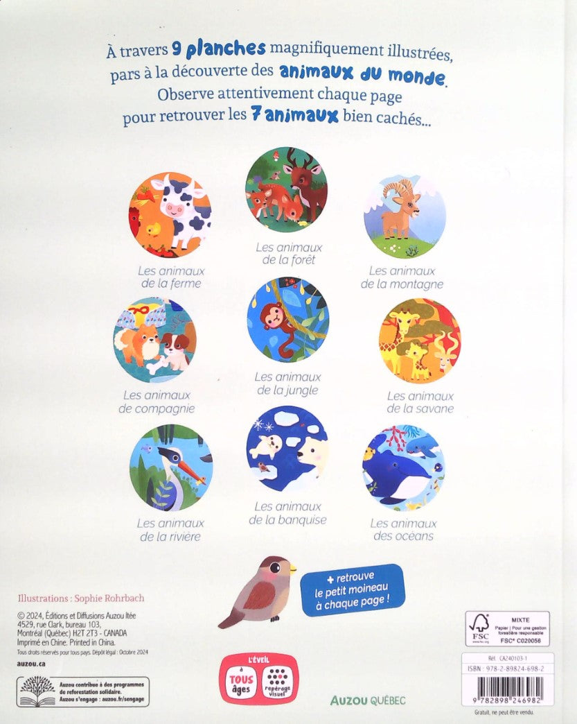Livre Chez les animaux - Collectif (Livre d'occasion) - ISBN 2898246980