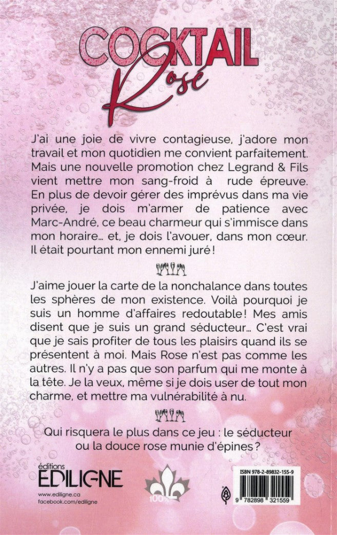 Livre Cocktail rosé - Angel Trudel (Livre d'occasion)