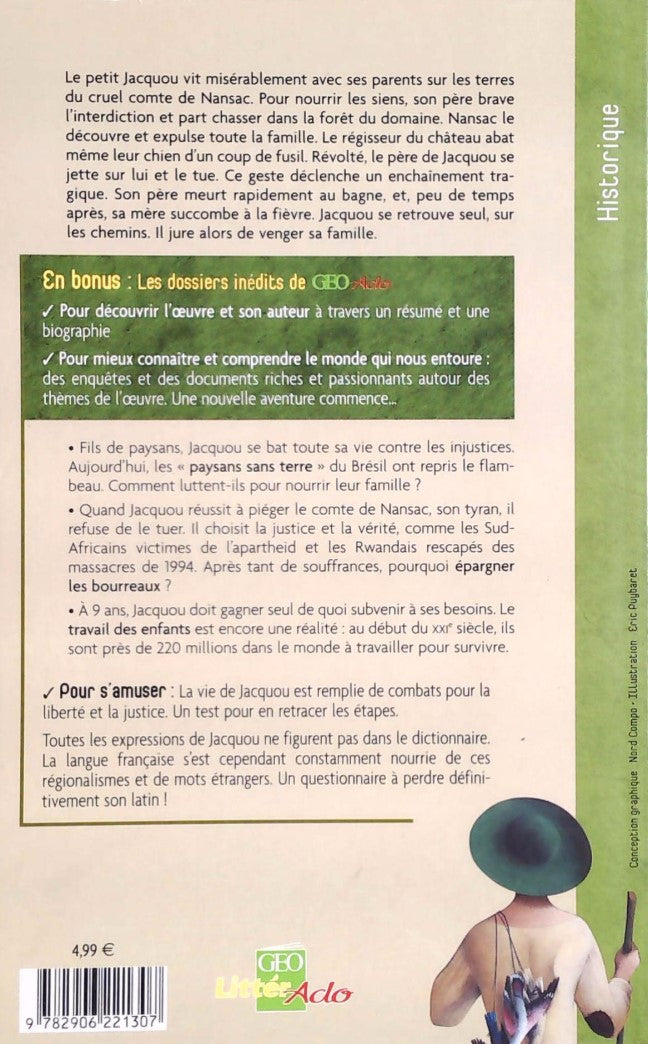 Livre Jacquou le Croquant - Eugène Le Roy (Livre d'occasion) - ISBN 2906221309