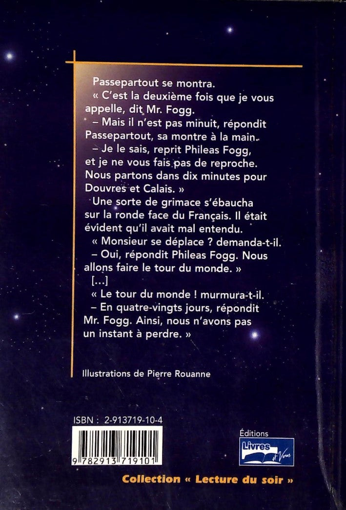 Livre Le tour du monde en 80 jours - Jules Verne (Livre d'occasion) - ISBN 2913719104