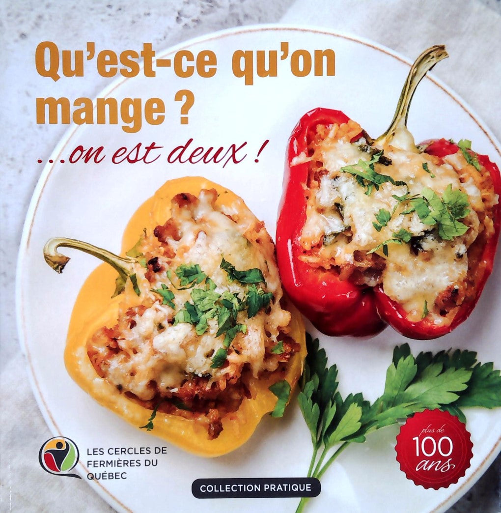 Livre ISBN  Qu'est-ce qu'on mange? : ...On est deux!