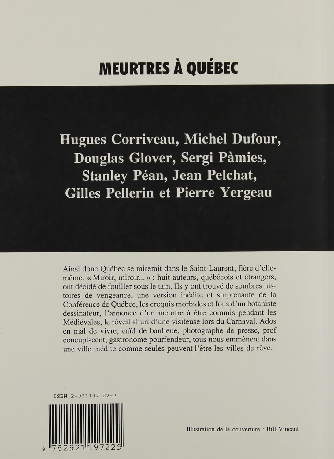 Livre Meurtres à Québec - Collectif (Livre d'occasion) - ISBN 2921197227