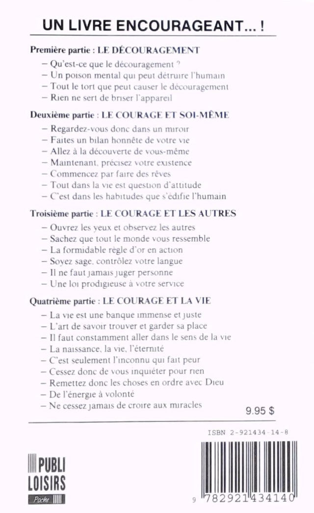 L'art de vivre positivement : Comment vaincre le découragement (Jean-Pierre Marin)