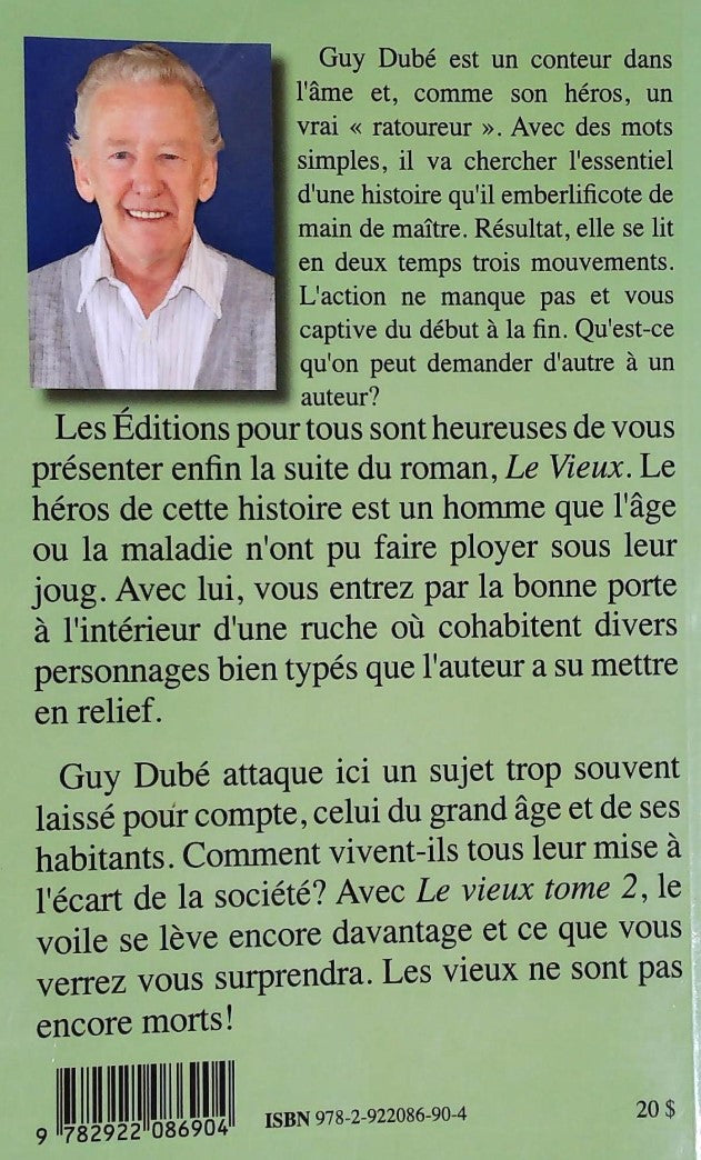 Livre Le vieux - Guy Dubé (Livre d'occasion)