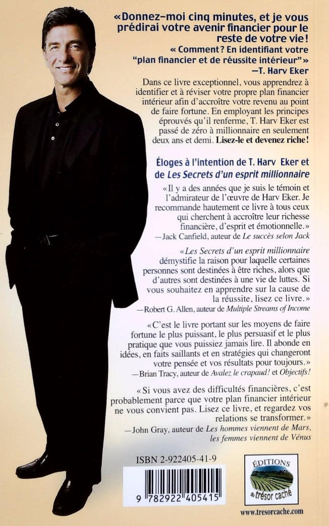 Livre Les secrets d'un esprit millionnaire: Maîtriser le jeu intérieur de la richesse - T.Harv Ek...