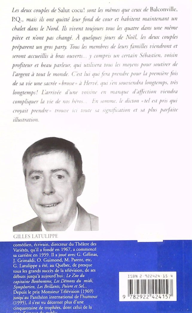 Livre Salut cocu! - Gilles Latulippe (Livre d'occasion) - ISBN 2922424154