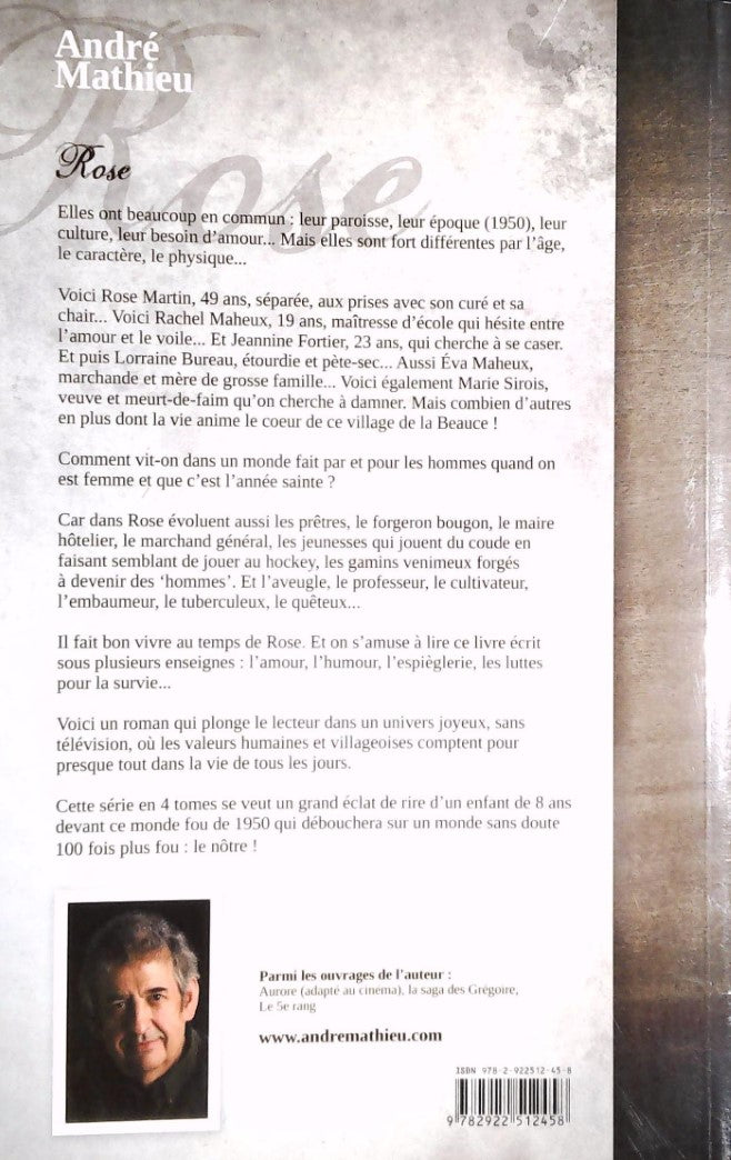 Livre Rose - André Mathieu (Livre d'occasion) - ISBN 2922512452