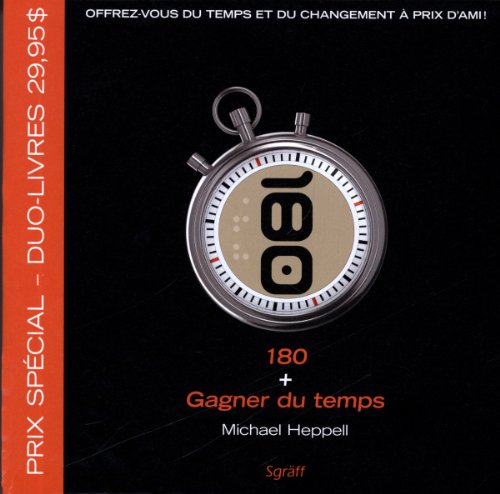 Livre Pack 180 + gagner du temps (Michael Heppell) (Livre neuf) - ISBN 2923503546