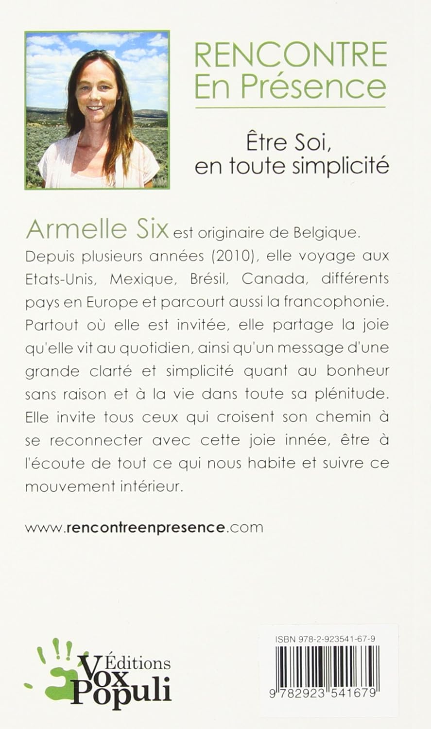 Rencontre en présence : Être soi, en toute simplicité (Armelle Six)