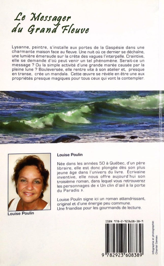 Livre Le messager du grand fleuve - Louise Poulin (Livre d'occasion)