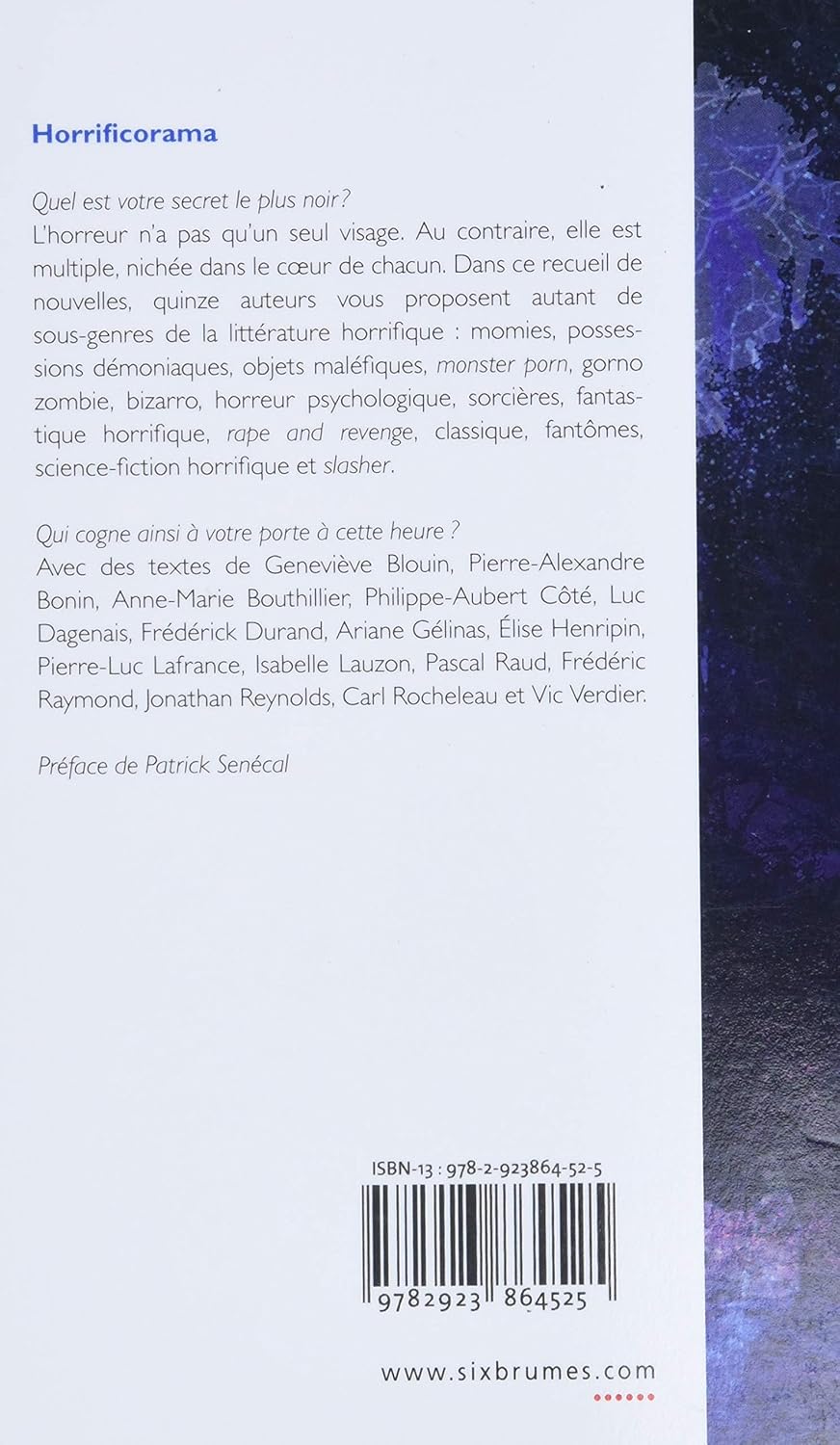 Livre Horrificorama - Collectif (Livre d'occasion)