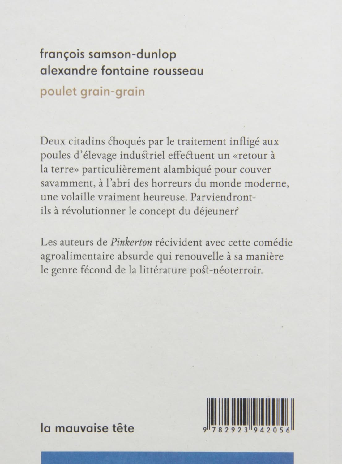 Poulet grain-grain (François Samson-Dunlop)