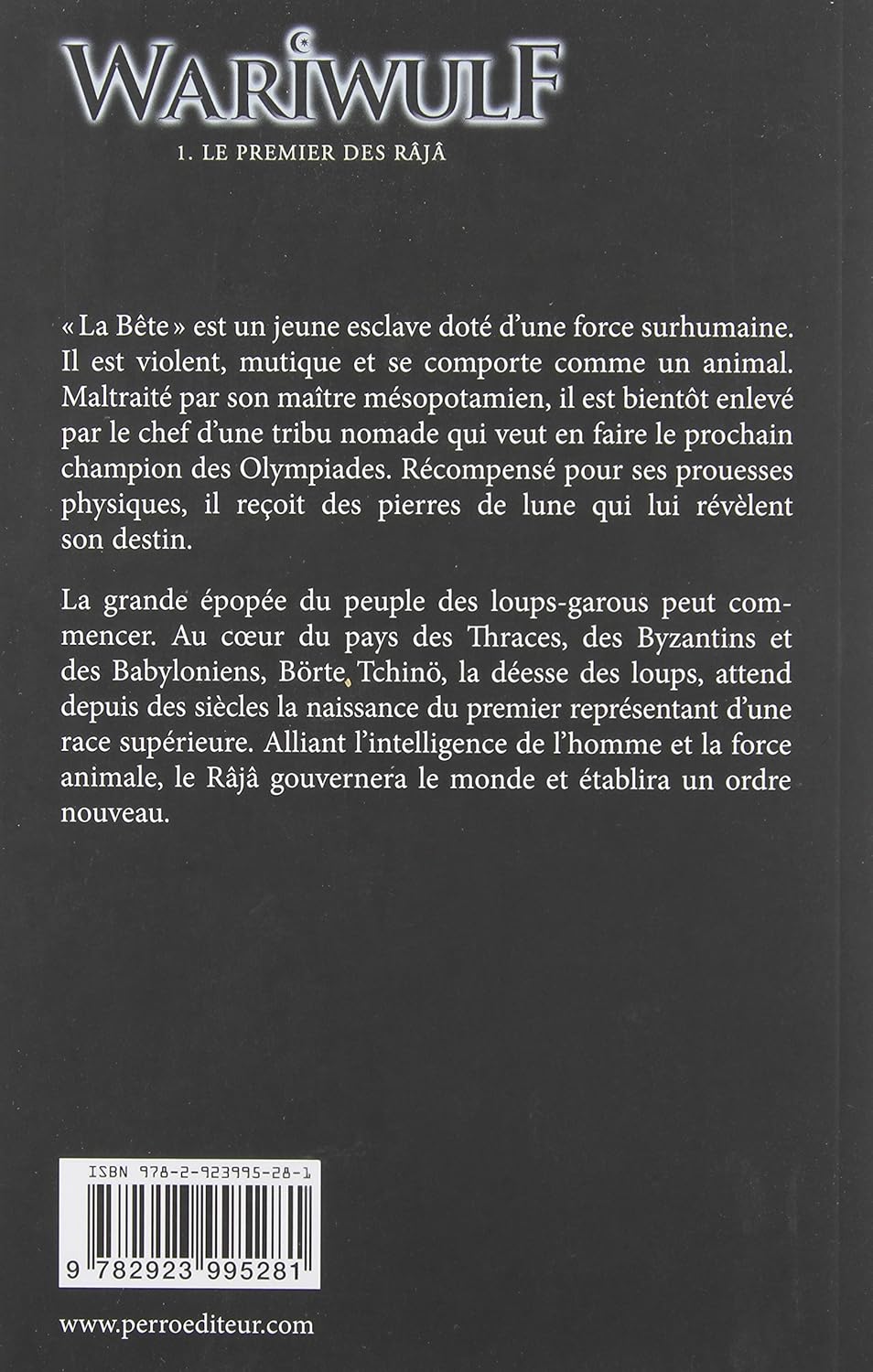Livre Le premier des Râjâ - Bryan Perro (Livre d'occasion)
