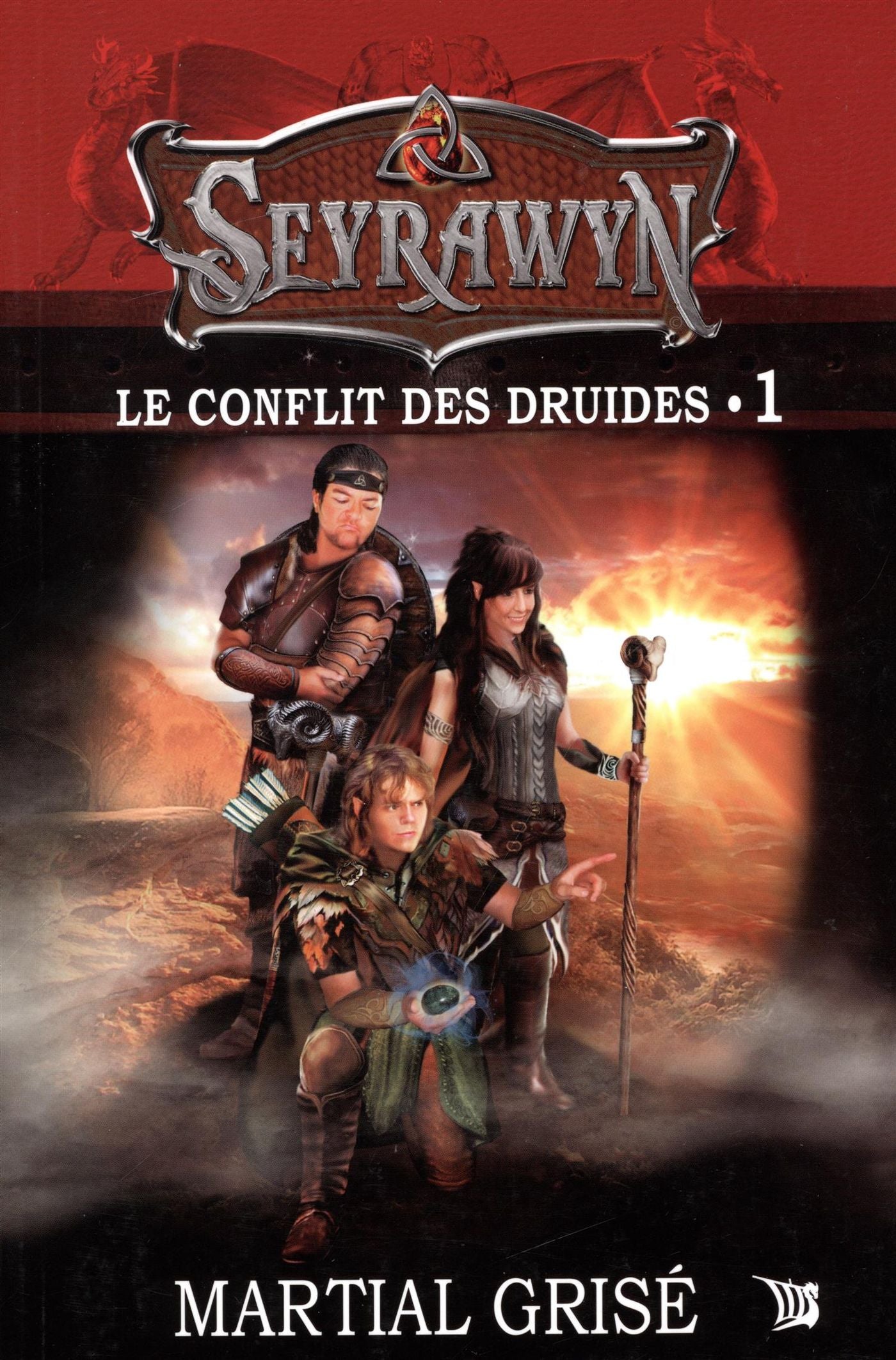 Livre Le confilt des druides - Martial Grisé (Livre neuf) - ISBN 2924204003