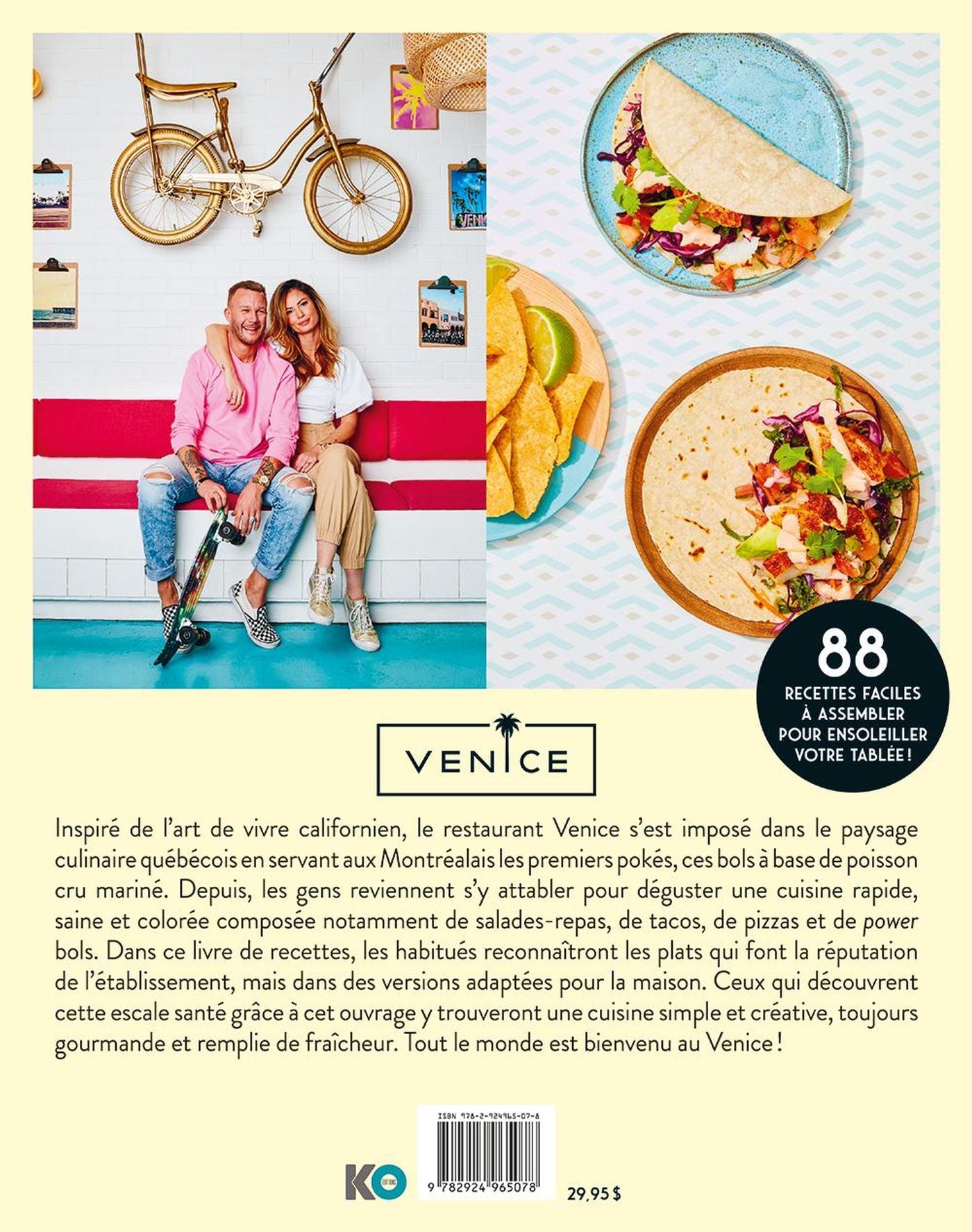 Livre La cuisine fraîcheur du Venice : Pokés, salades, tacos, smoothies - Charles Manceau (Livre ...