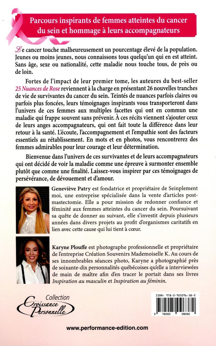 Livre 26 Nouvelles nuances de Rose - Geneviève Patry (Livre d'occasion) - ISBN 2925096387