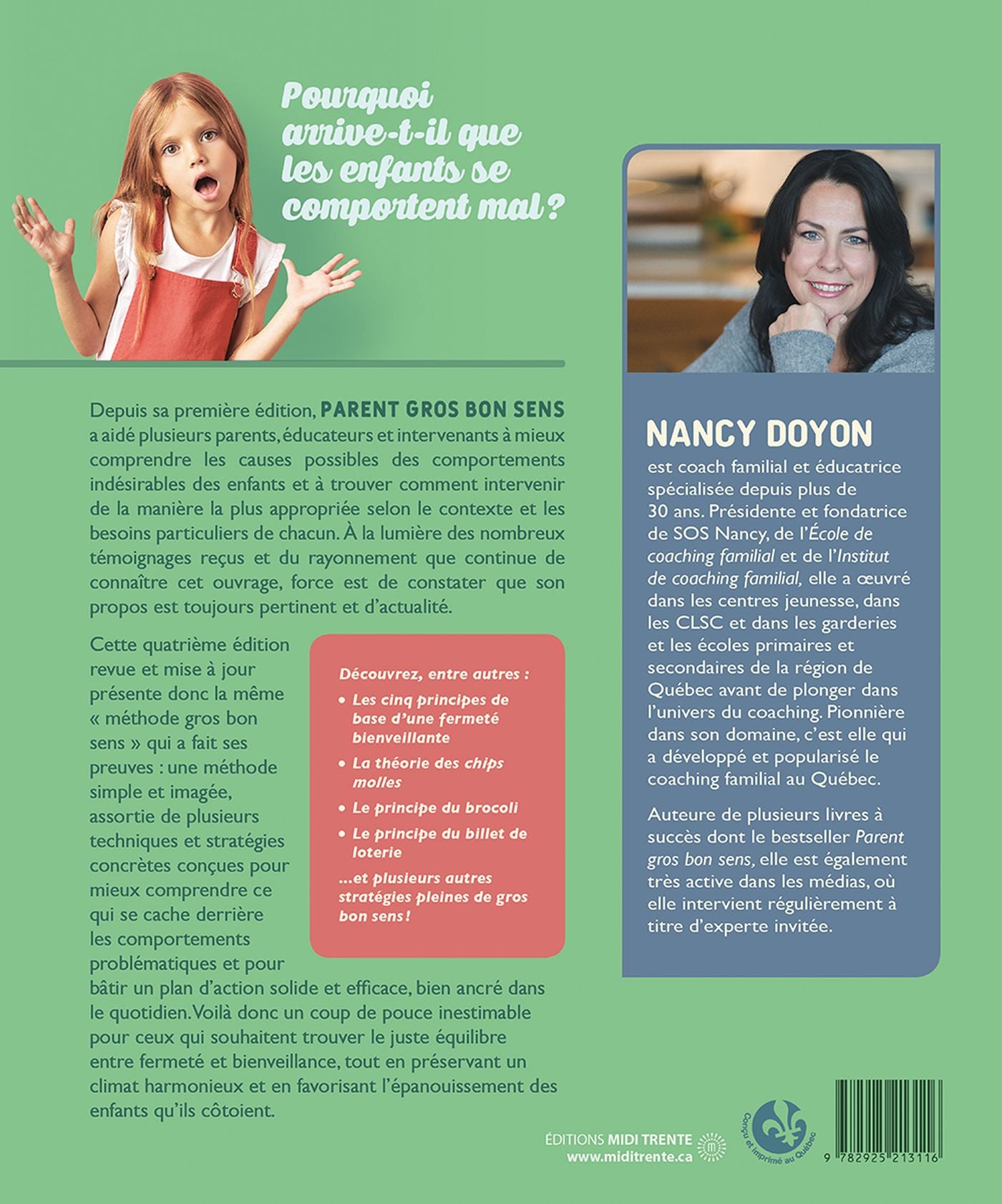 Livre Parent gros bon sens (4e édition) : Mieux comprendre votre enfant pour mieux intervenir - N...