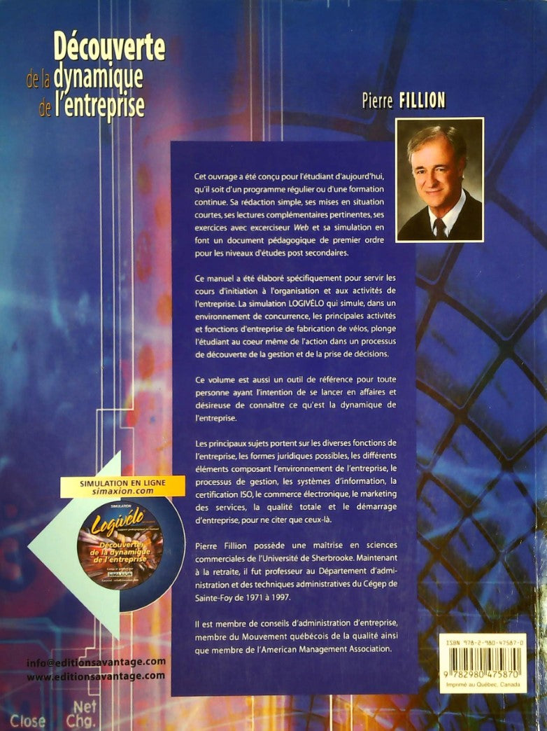 Livre Découverte de la dynamique d'entreprise (4e édition) : Structure et fonctionnement dans une...