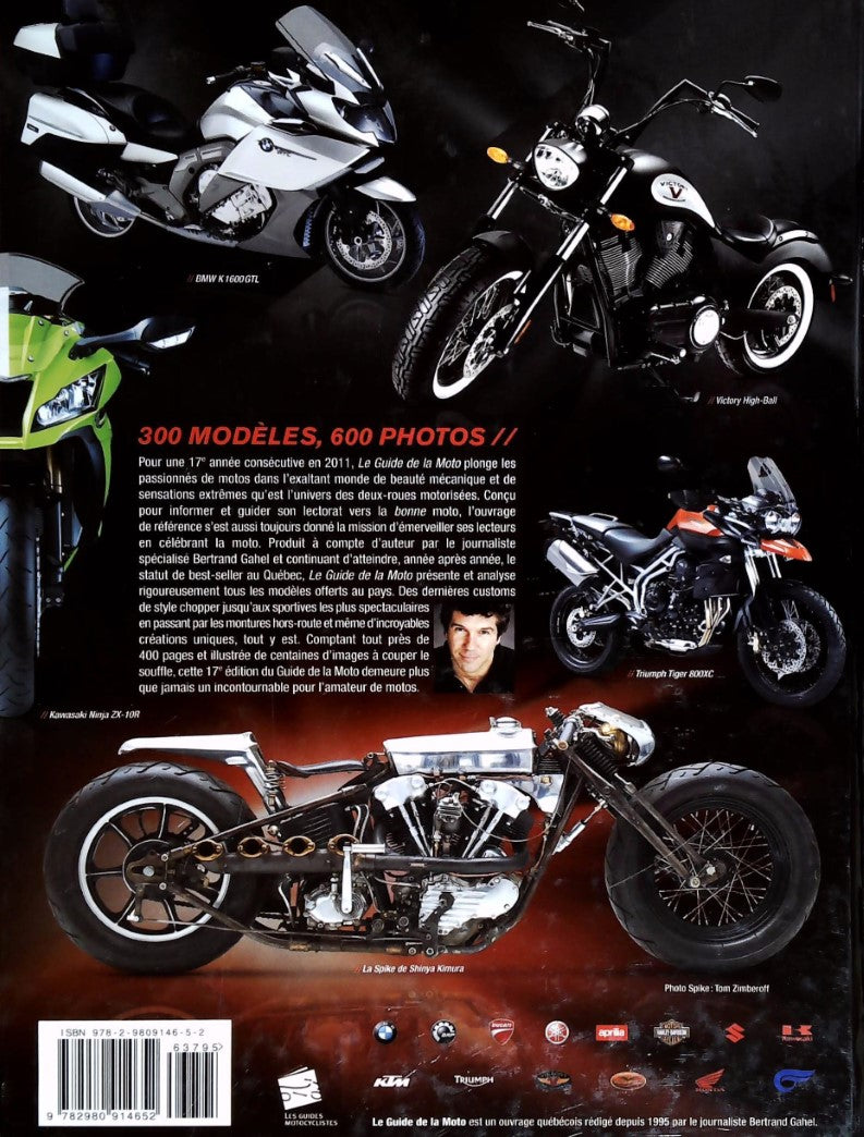 Livre Le guide de la moto 2011 (Bertrand Gahel) (Livre d'occasion) - ISBN 2980914657