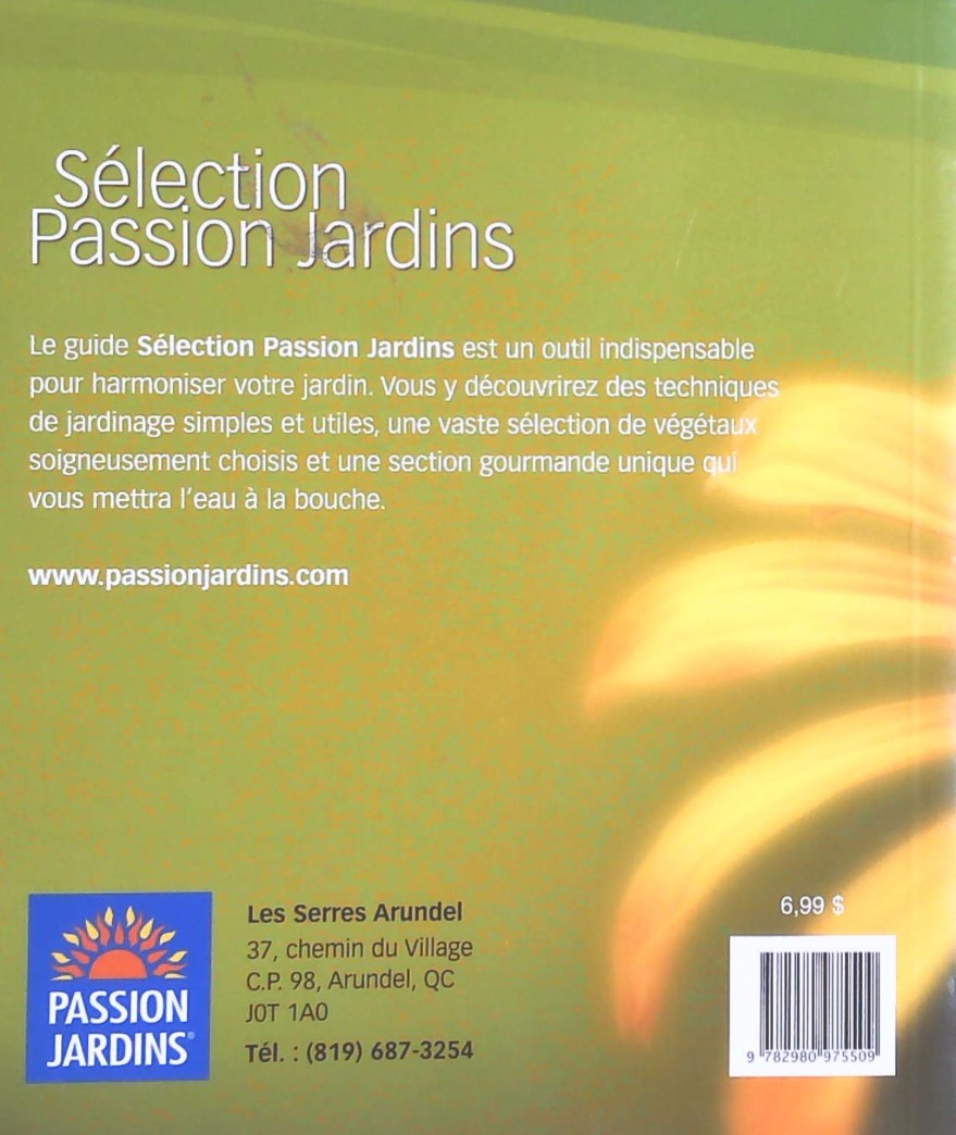 Livre Sélection Passion Jardins : Des idées inspirantes (Livre d'occasion) - ISBN 2980975508