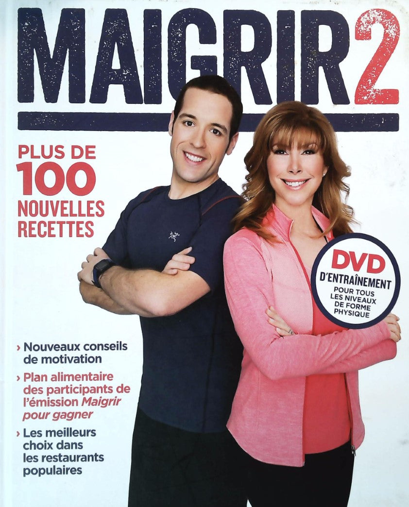 Livre Maigrir 2 + DVD - Chantal Lacroix (Livre d'occasion) - ISBN 2981427334