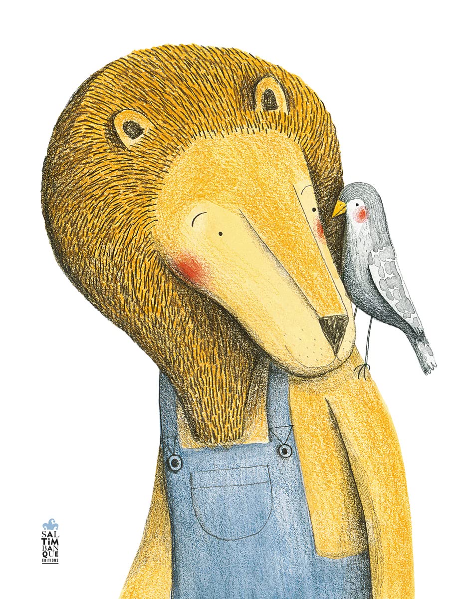 Livre Le lion et l'oiseau - Marianne Dubuc (Livre d'occasion)