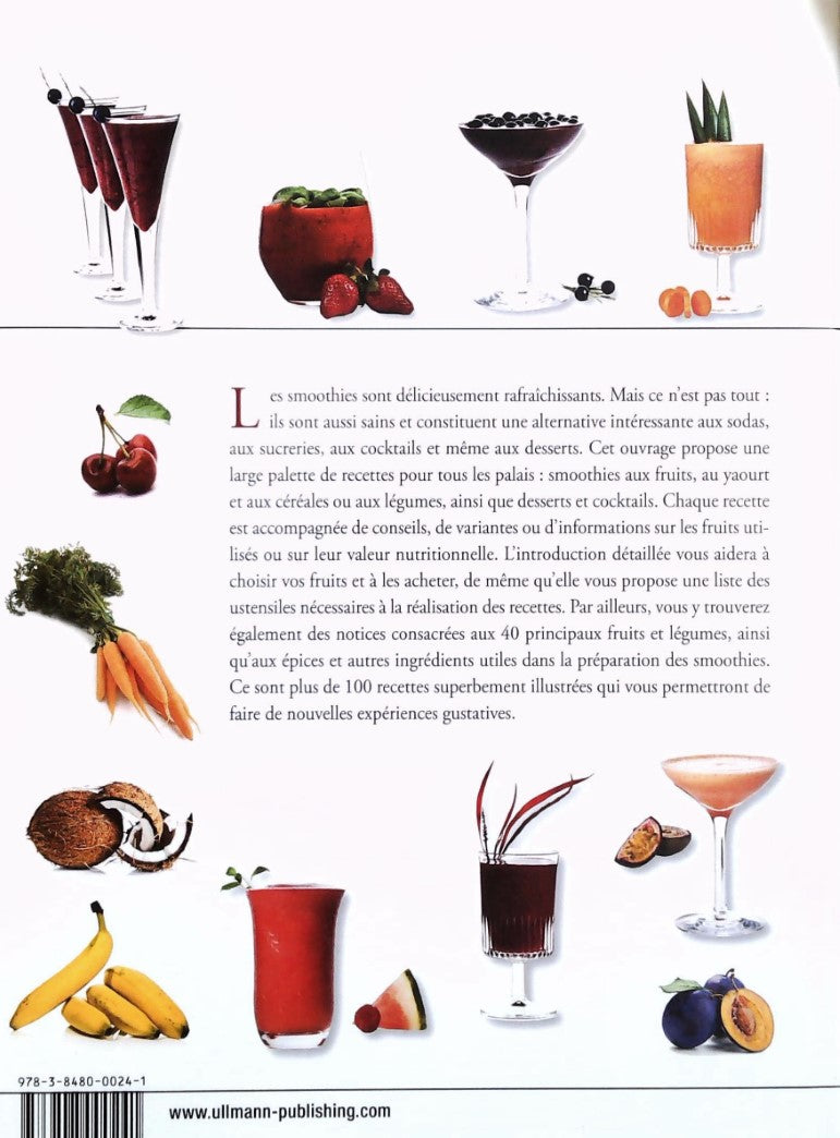 Livre Smoothies : délicieux et rafraichissants - Eliq Maranik (Livre d'occasion)