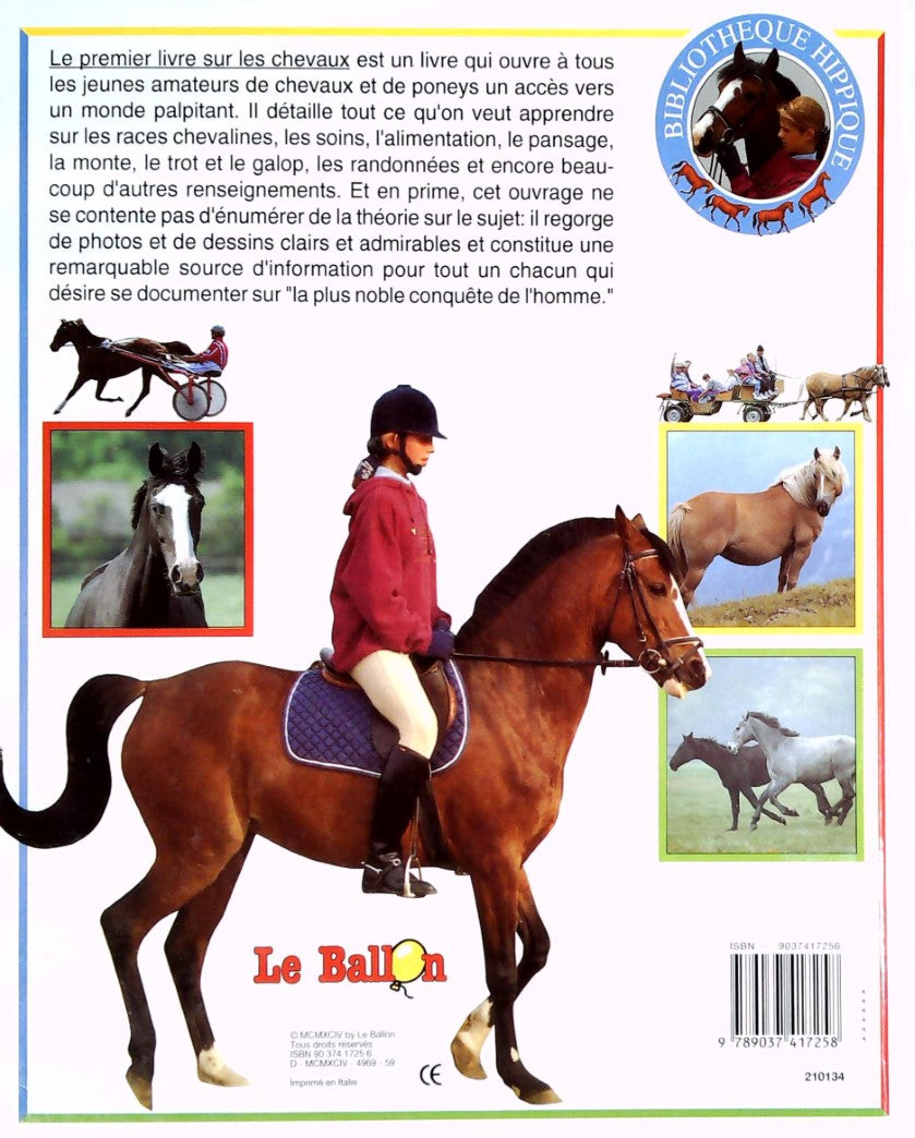 Livre Premier livre sur les chevaux pour les jeunes (Livre d'occasion) - ISBN 9037417256