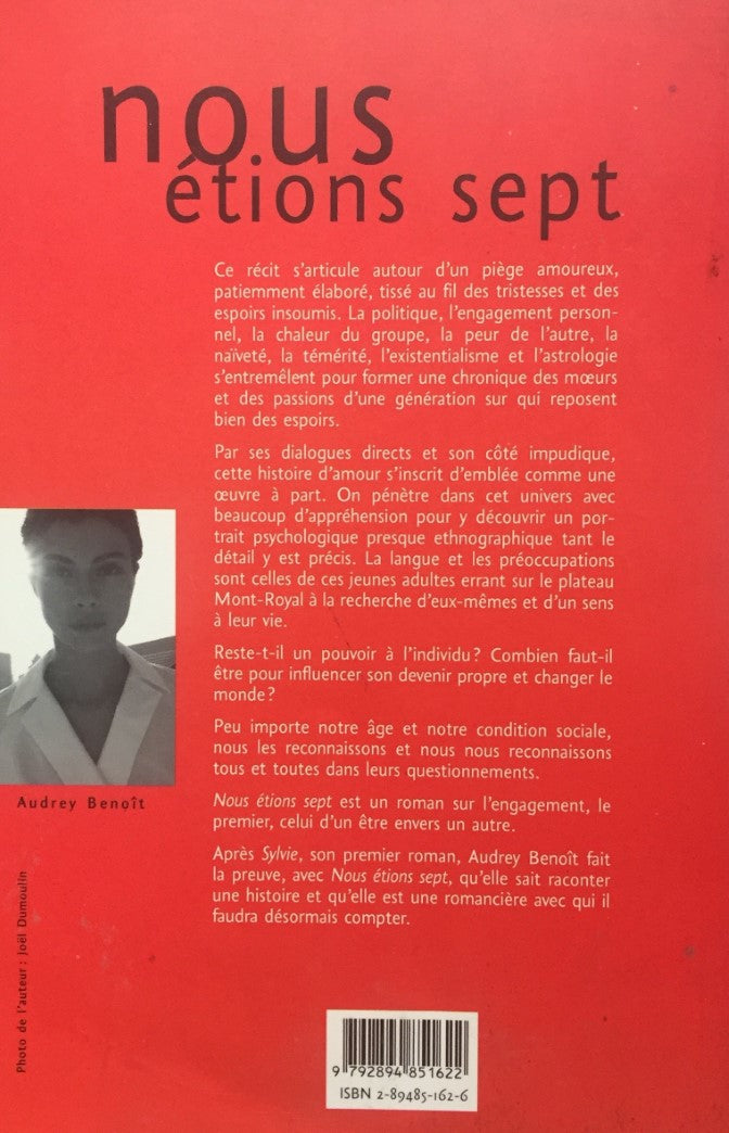Livre Nous étions sept - Audrey Banoît (Livre d'occasion)