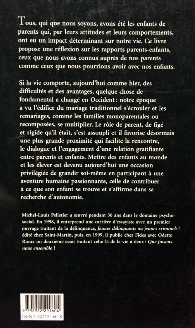 Livre Le dialogue parent-enfant : Réflexion sur les relations entre les générations - Michel-Loui...