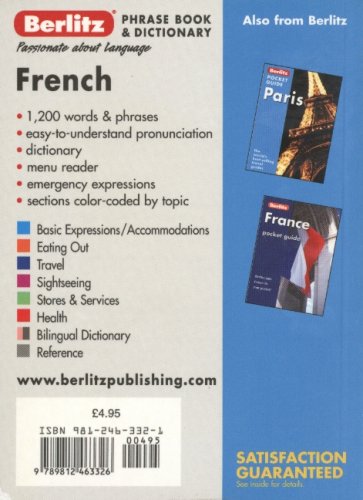Livre French : Phrase book & dictionnary (Livre d'occasion) - ISBN 9812463321