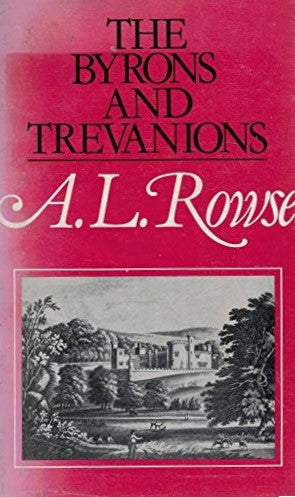 Livre The Byrons and Trevanions - A.L. Rowse (Livre d'occasion)