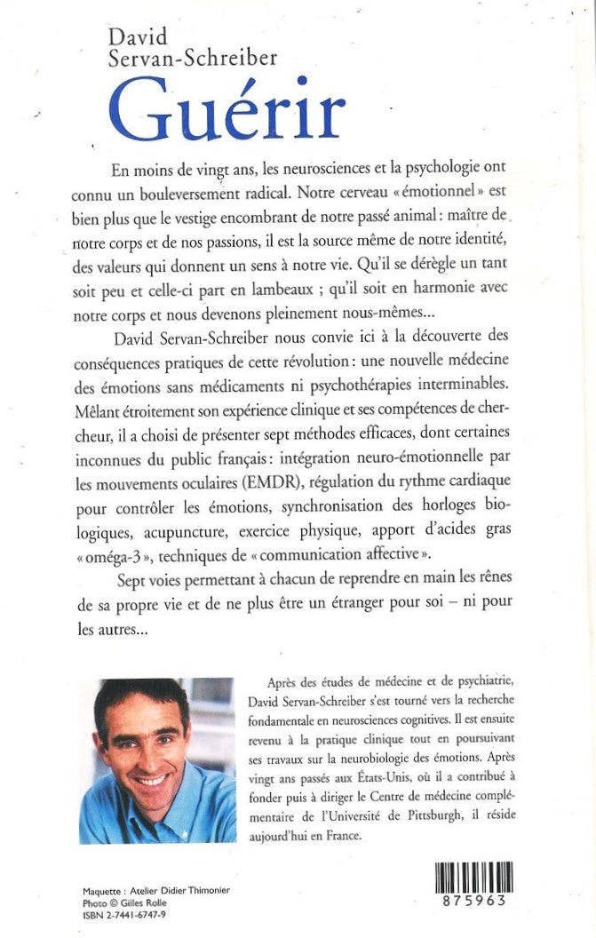 Livre Guérir : Le Stress, L'anxiété et la dépression sans médicaments ni psychanalyse (Livre d'oc...