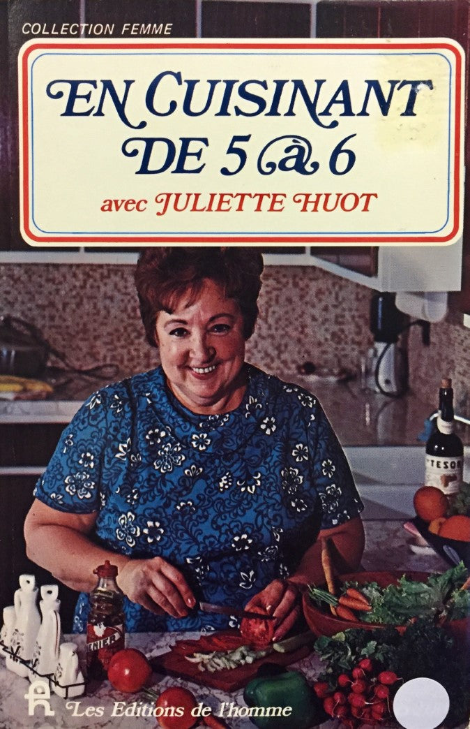 Livre ISBN  En cuisinant de 5 à 6 avec Juliette Huot