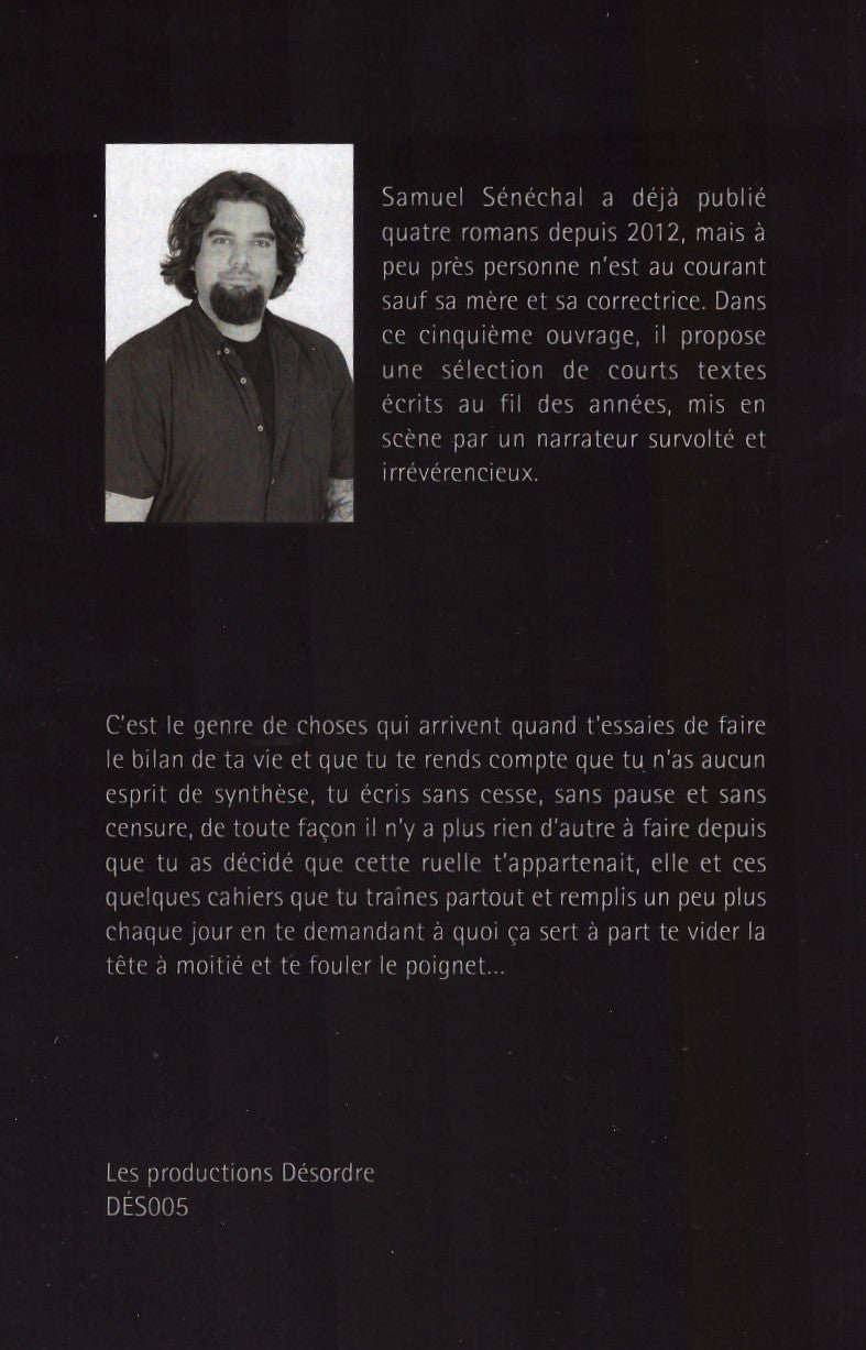 Livre Les fonds de tiroirs - Samuel Sénéchal (Livre neuf) - ISBN DÉS005
