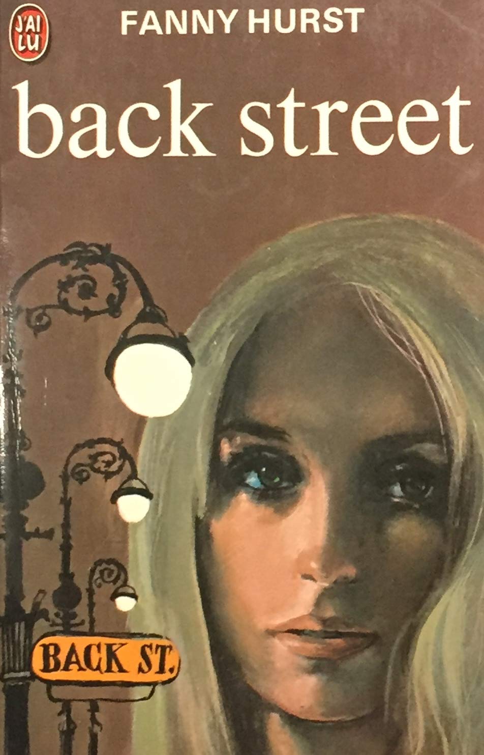 Livre ISBN  Back Street (Fanny Hurst)