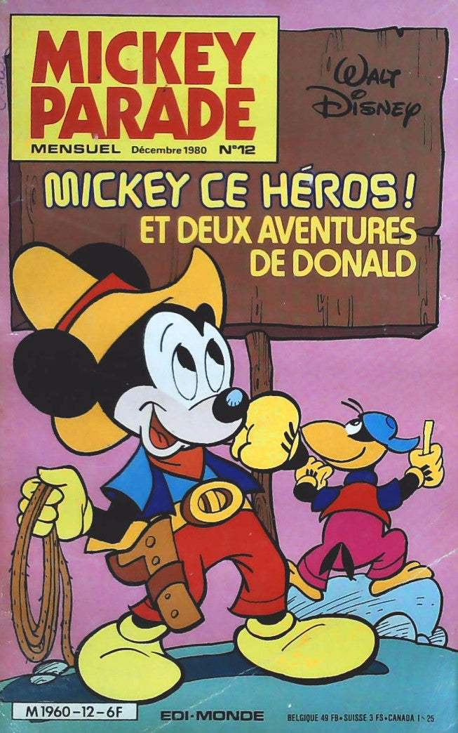 Livre Mickey ce héros! Et deux aventures de Donald - Walt Disney (Livre d'occasion)