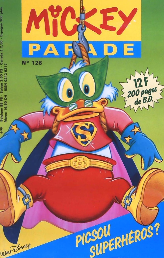 Livre Picsou superhéros? - Walt Disney (Livre d'occasion)