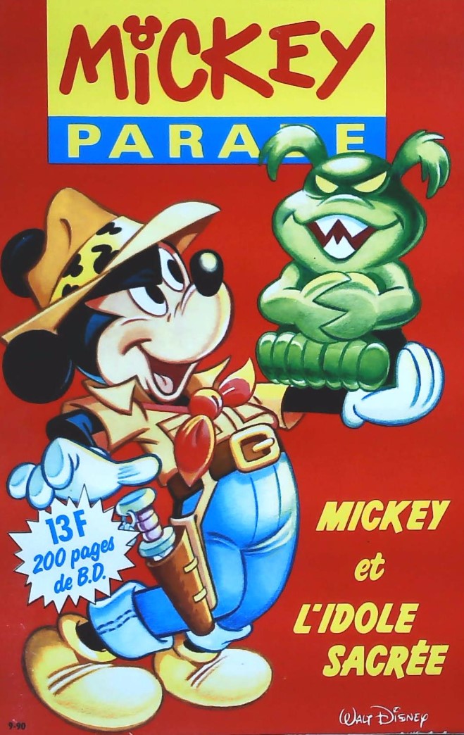 Livre Mickey et l'idole sacrée - Walt Disney (Livre d'occasion)