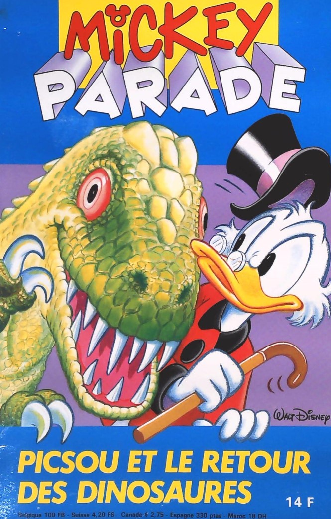 Livre Picsou et le retour des dinosaures - Walt Disney (Livre d'occasion)